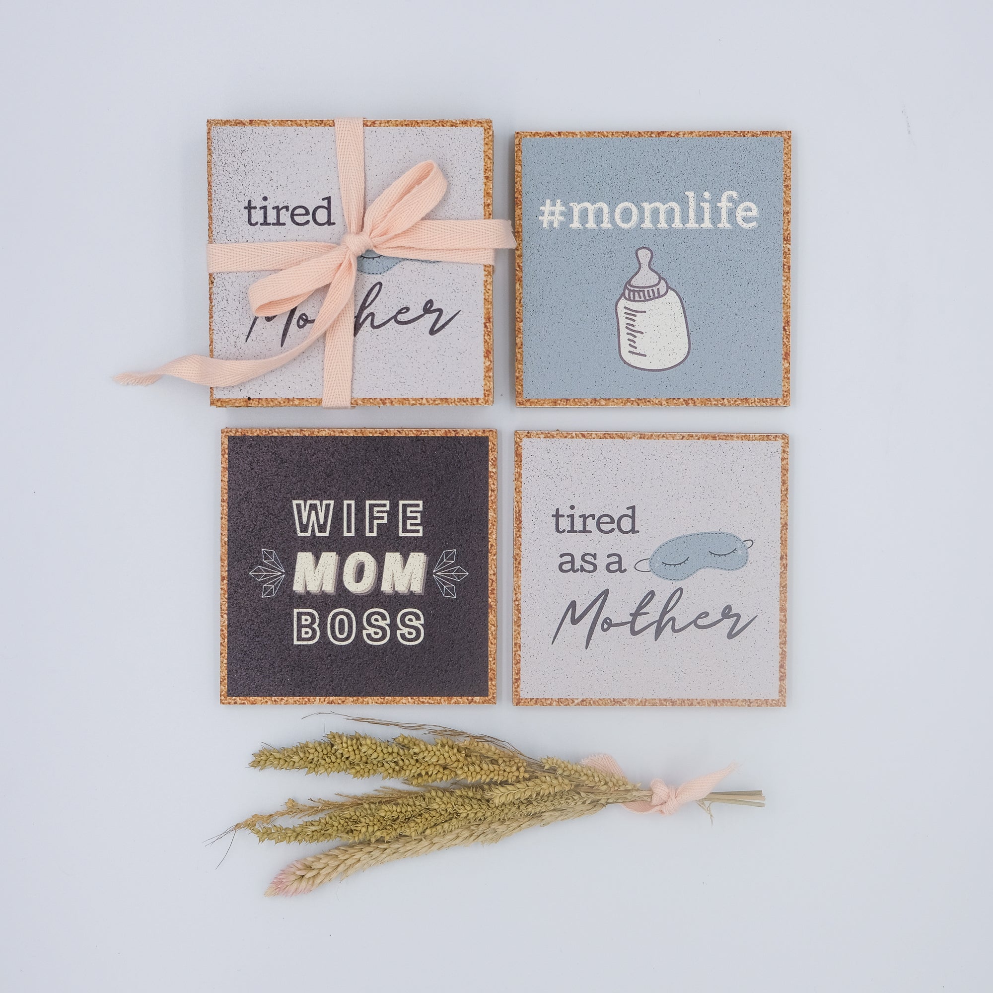 3-piece Cork Coaster Set