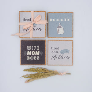 3-piece Cork Coaster Set