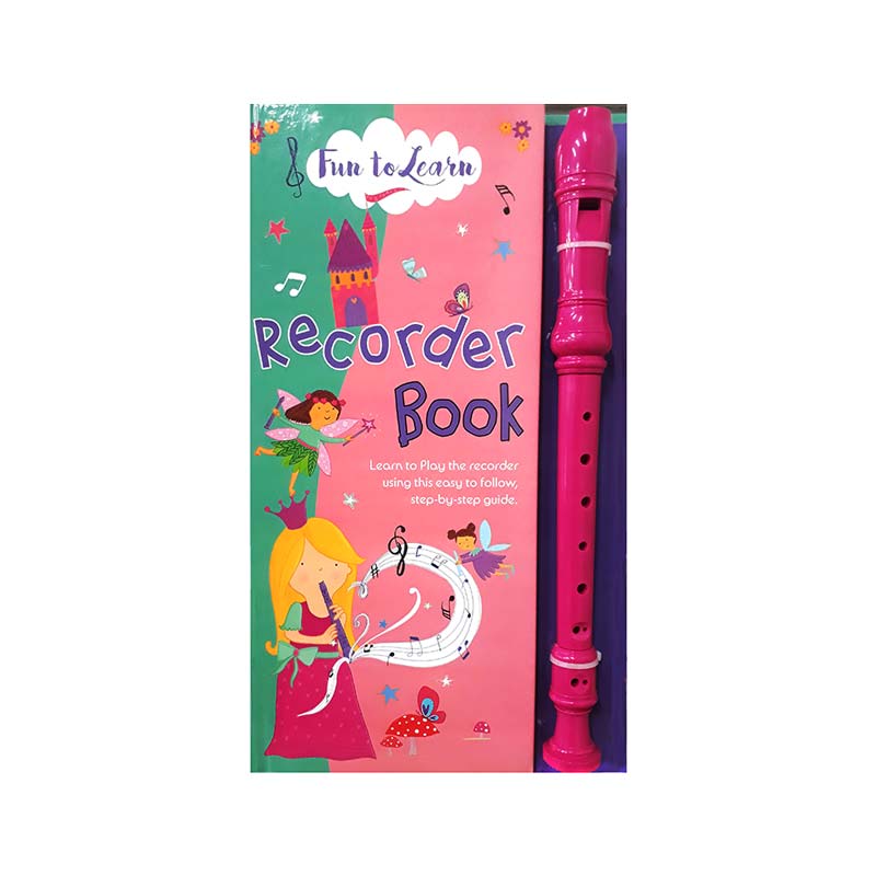 Fun To Learn Recorder Book: Pink