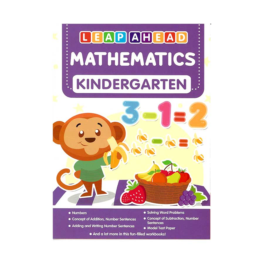 Leap Ahead Kindergarten Set Of 3 (English, Math & Science)