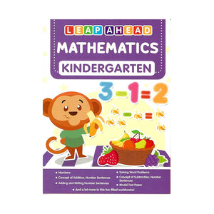 Leap Ahead Kindergarten Set Of 3 (English, Math & Science)