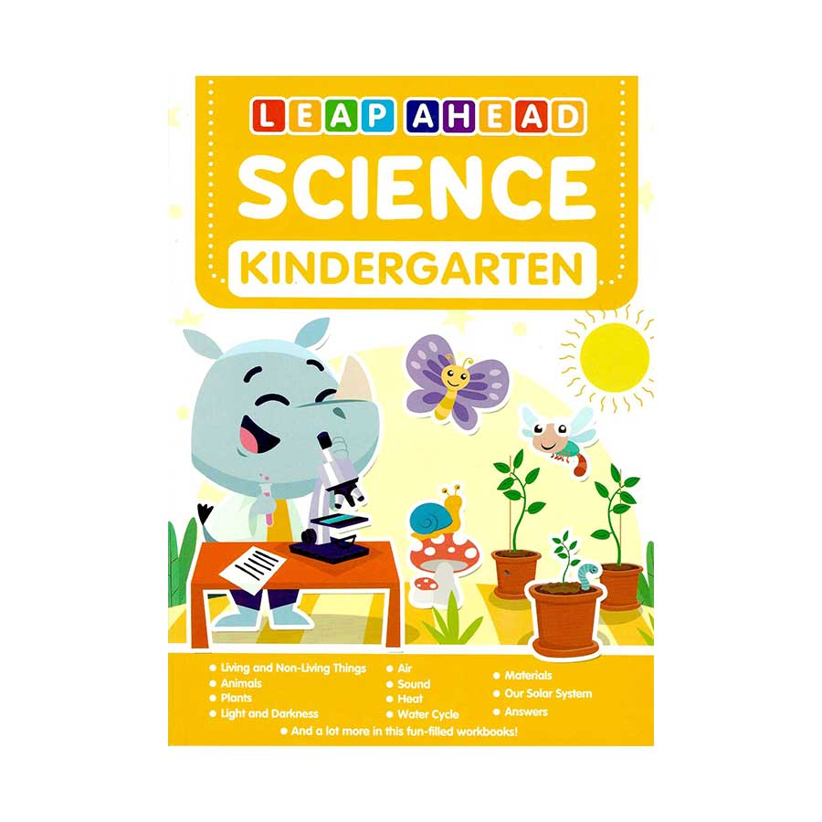 Leap Ahead Kindergarten Set Of 3 (English, Math & Science)