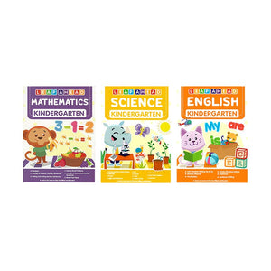 Leap Ahead Kindergarten Set Of 3 (English, Math & Science)