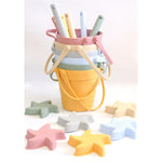 Load image into Gallery viewer, Modern Silicone Beach Set Gift Box (Bucket, Shovel, 6 molds)
