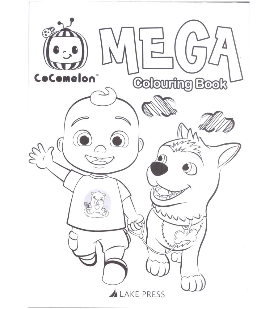 Cocomelon Mega Coloring Book – Lex and Summer