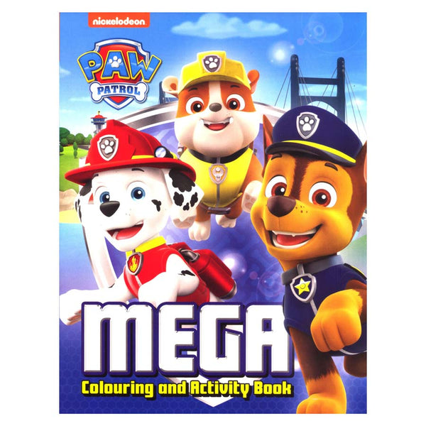 Nickelodeon Mega Coloring And Activity Book - Paw Patrol Blue – Lex and  Summer